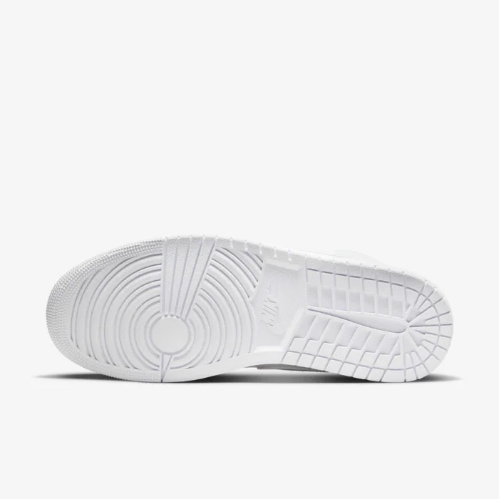 Air Jordan 1 Mid Blanc-Blanc
