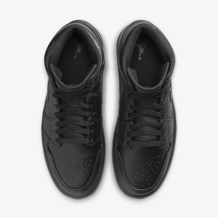 Air Jordan 1 Mid Noir-Noir