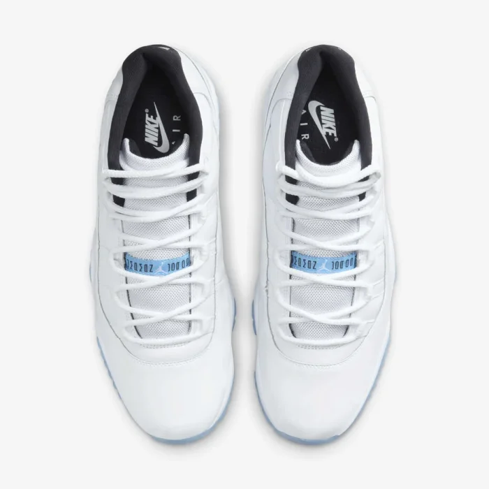 Air Jordan 11 Blanc-Bleu-De-Légende
