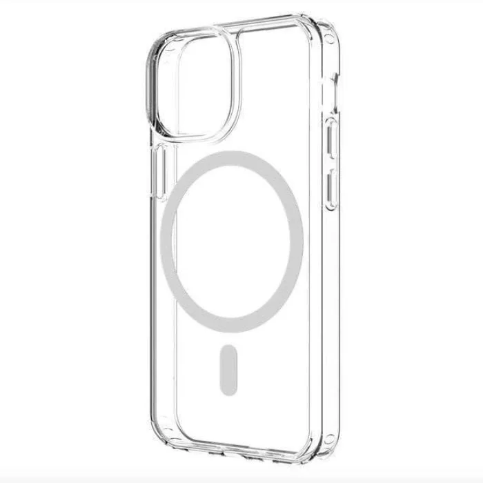 Coque de téléphone magnétique transparente