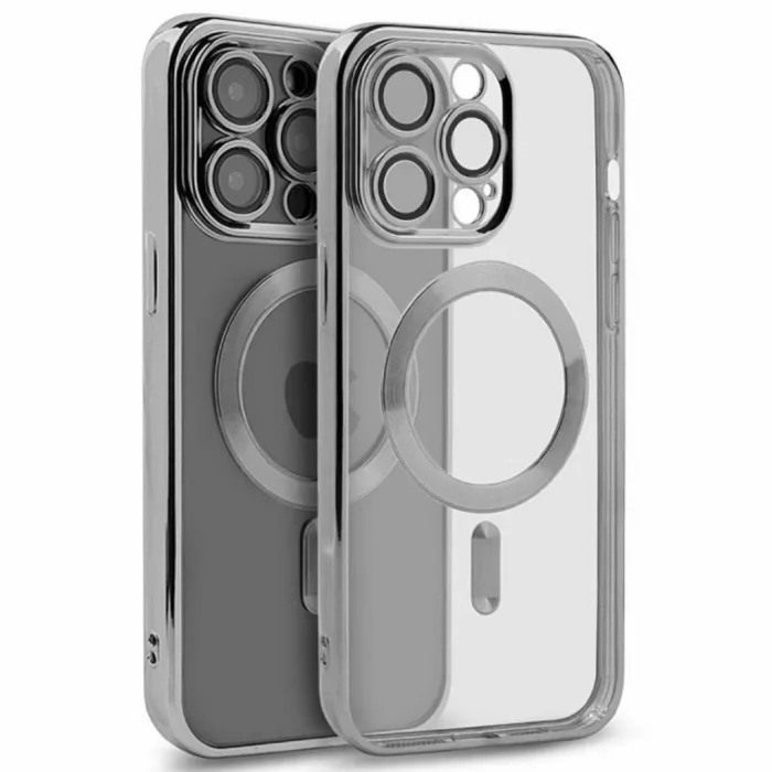 Coque de téléphone magnétique transparente
